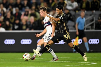 El exdelantero de la Selección Mexicana fue un pilar fundamental para que el LAFC se convirtiera en uno de los mejores equipos de la MLS. (Credit: Jonathan Hui-Imagn Images)