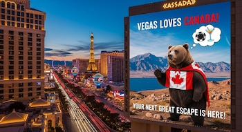 Una valla publicitaria en Las