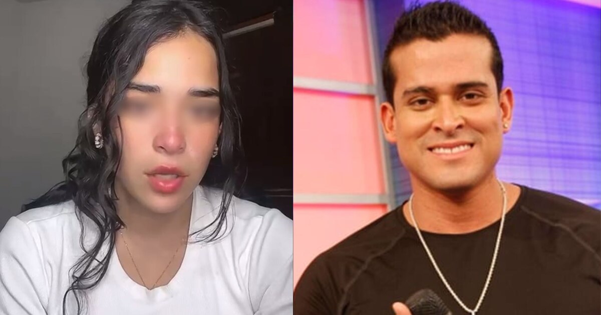 Hija de Christian Domínguez, llora en vivo de TikTok: “Estoy pagando el karma por el daño que le hizo mi padre a otras personas” - Infobae