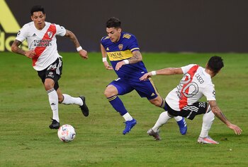 Enzo Pérez y Milton Casco