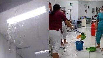 El personal médico retiró el