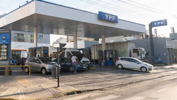 Las estaciones de servicio YPF