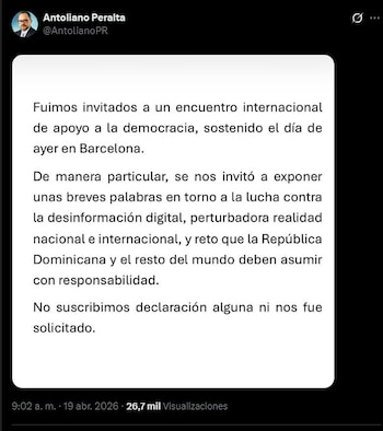 La postura del país en la reunión internacional evidenció distancia de agendas políticas, enfocando su intervención en la necesidad de enfrentar la manipulación digital y precisando los motivos de su asistencia ante el resto de delegaciones.