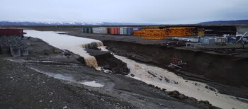 Las fuertes lluvias registradas provocaron