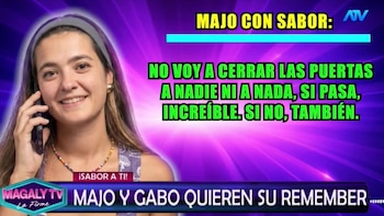 La influencer aseguró que el vínculo actual es de amistad, aunque admitió: “sigo sintiendo cosas”. Captura: Magaly TV La Firme.