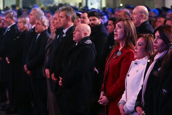 Javier Milei fala em Tucumán durante a vigília de 9 de julho - Victoria Villaruel