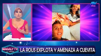 “Cuando no niegas algo, aceptas”: Magaly Medina cuestiona respuesta de Christian Cueva. Captura: Magaly TV La Firme.