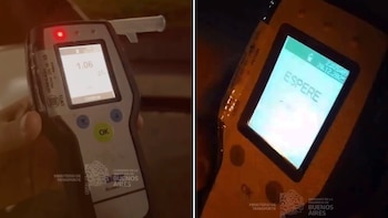 Iba manejando por la ruta,