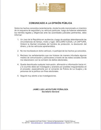 El secretario general de la