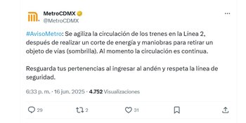 (X/ @MetroCDMX)