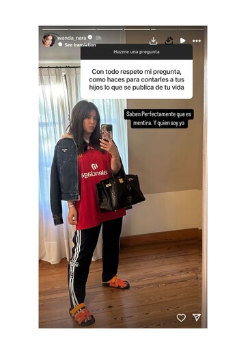 Wanda Nara respondió las preguntas