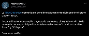 Gastón Tuset será recordado por