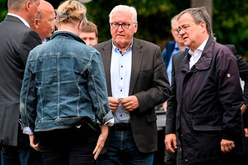 El presidente alemán visitó también