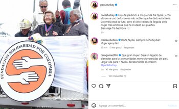 La exreina compartió el emotivo