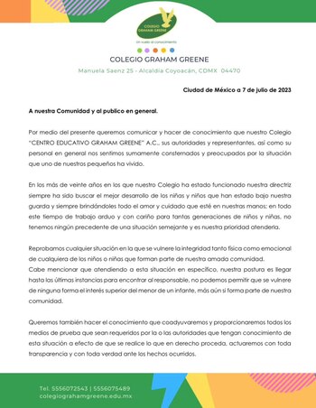 (Colegio Graham Greene)