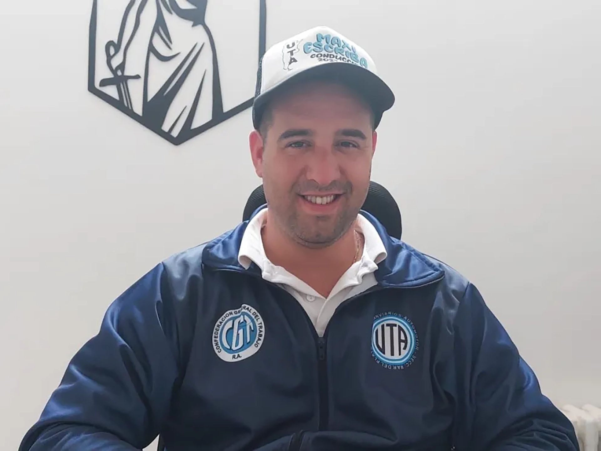 Maximiliano Escriba, candidato a secretario general de la UTA por la Lista Negra