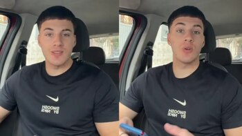 Una propuesta inesperada sorprendió al conductor de una aplicación de viajes (TikTok)