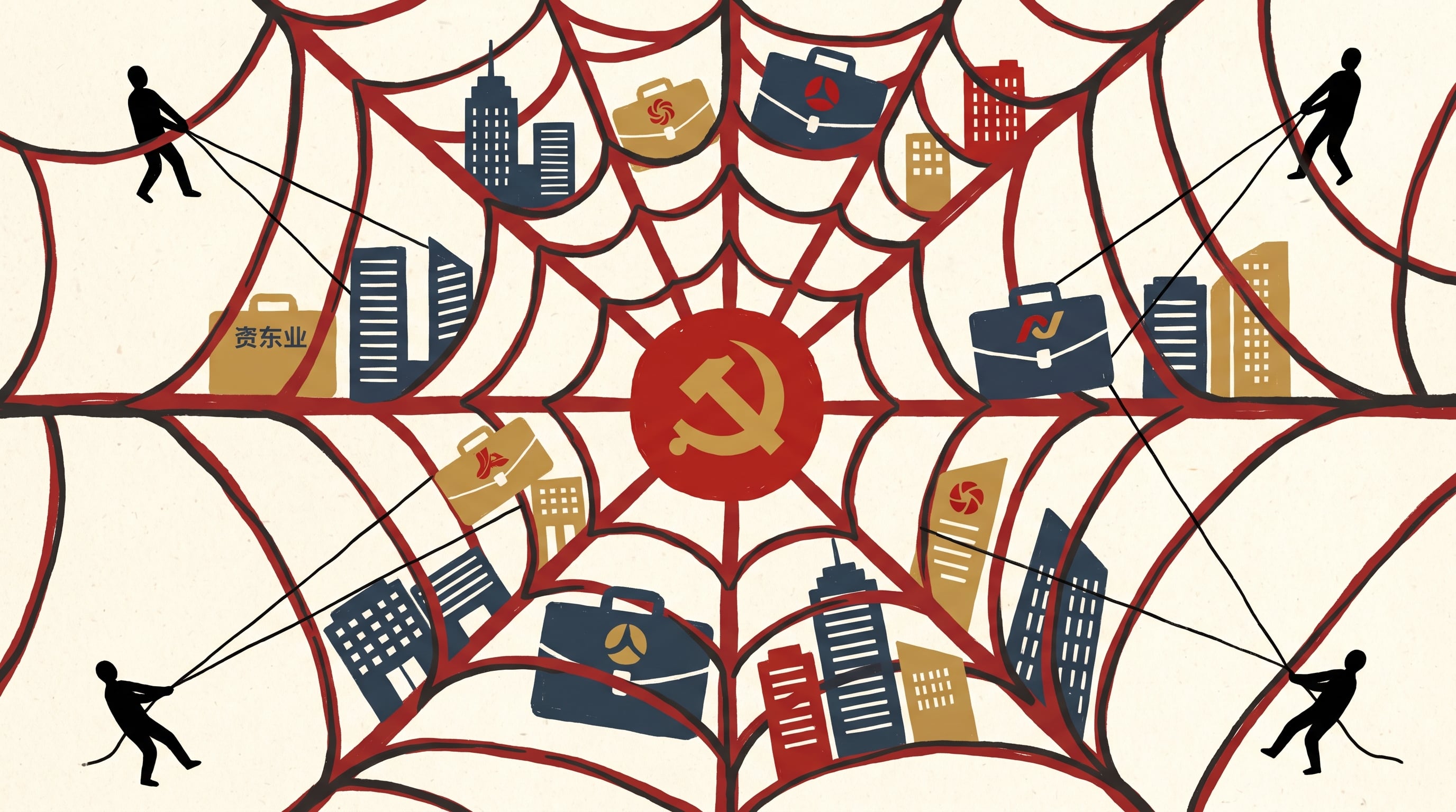 La telaraña del Partido Comunista Chino (Imagen Ilustrativa Infobae)