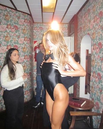 Emilia Attias mostró también el