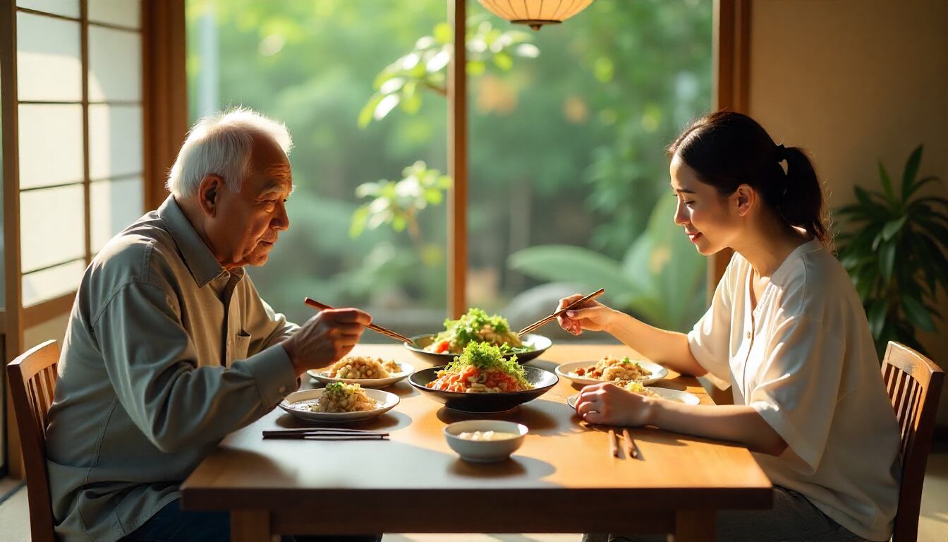 La regla de las “8 partes”: así es el método japonés hara hachi bu que promueve el bienestar a cualquier edad