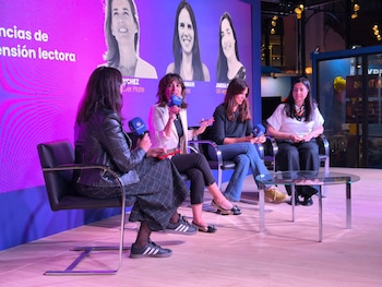 Gilda Sánchez (Directora Nivel Primario Colegio River Plate), Clara Samman (Directora Educativa del Nivel Primario en ORT Argentina), Jimena Castellión (Coordinadora de Educación Digital en ORT Argentina)