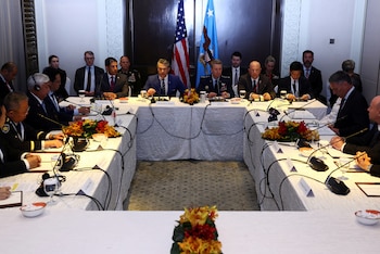 El secretario de Defensa estadounidense,