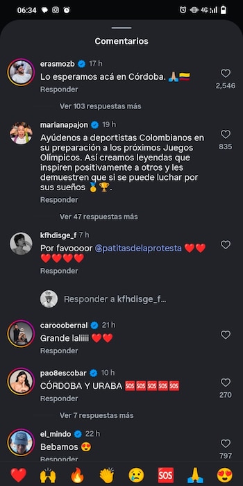 Los comentarios que dejaron el