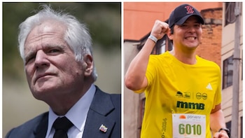 Miguel Uribe Londoño recordó a su hijo, Miguel Uribe Turbay, el gran ausente en la Media Maratón de Bogotá: “Hoy también se siente un vacío”