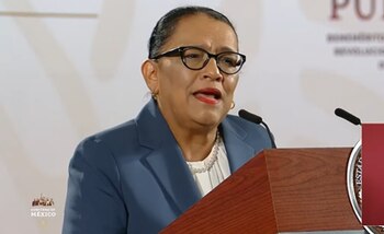 Último informa, Rosa Icela Rodríguez,