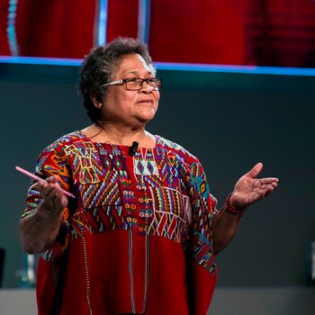 Imagen facilitada por el Foro de Pueblos Indígenas del Fondo Internacional para el Desarrollo Agrícola (FIDA) de Mirna Cunningham, presidenta del Consejo Directivo del Fondo para el Desarrollo de los Pueblos IndÌgenas de América Latina y el Caribe. EFE/FIDA/Francesco Cabras