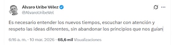 - crédito @AlvaroUribeVel/X