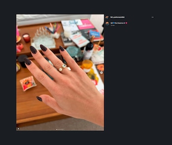 El anillo de compromiso de