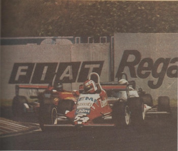 Gustavo Mandrini a bordo de