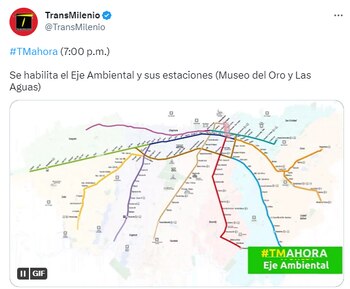 Transmilenio confirmó que sus operaciones
