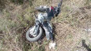 La moto del empresario luego