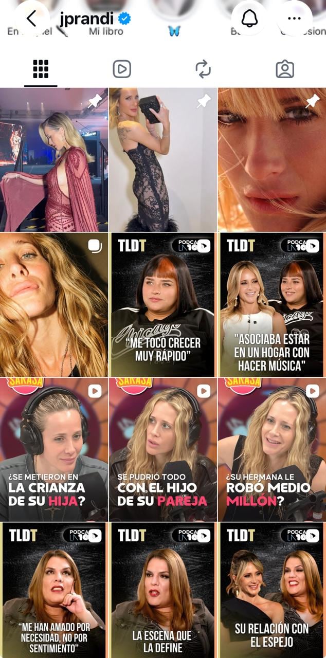 Prandi decidió borrar las fotos de su casamiento con Emanuel, celebrado el 15 de septiembre