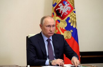 Russia's President Vladimir Putin chairs