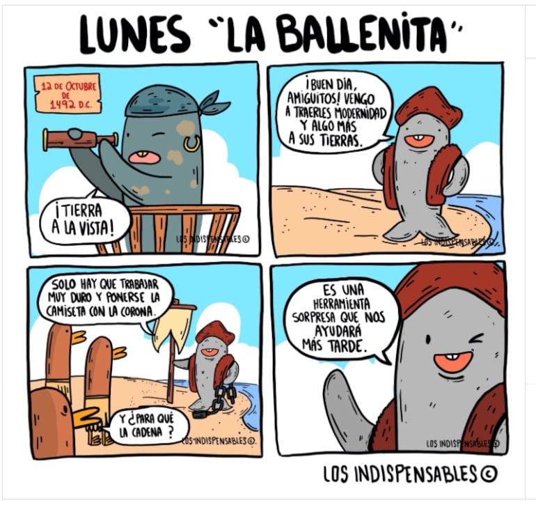 Los memes que circularon en redes sociales este 12 de octubre por la conmemoración del Día de la Nación Pluricultural en México (Redes sociales)
