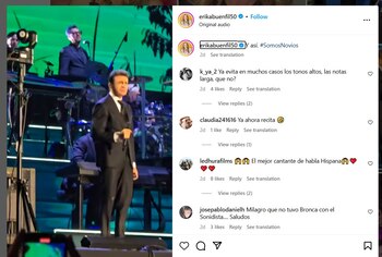 Buenfil capturó momentos del concierto,