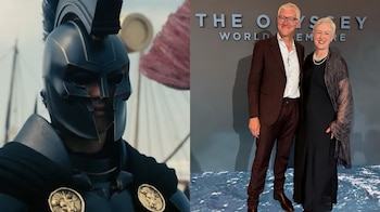 Tom Holland, el historiador, acudió a la premiere de 'La Odisea'