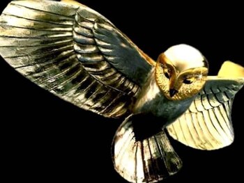 Escultura de la 'Lechuza de