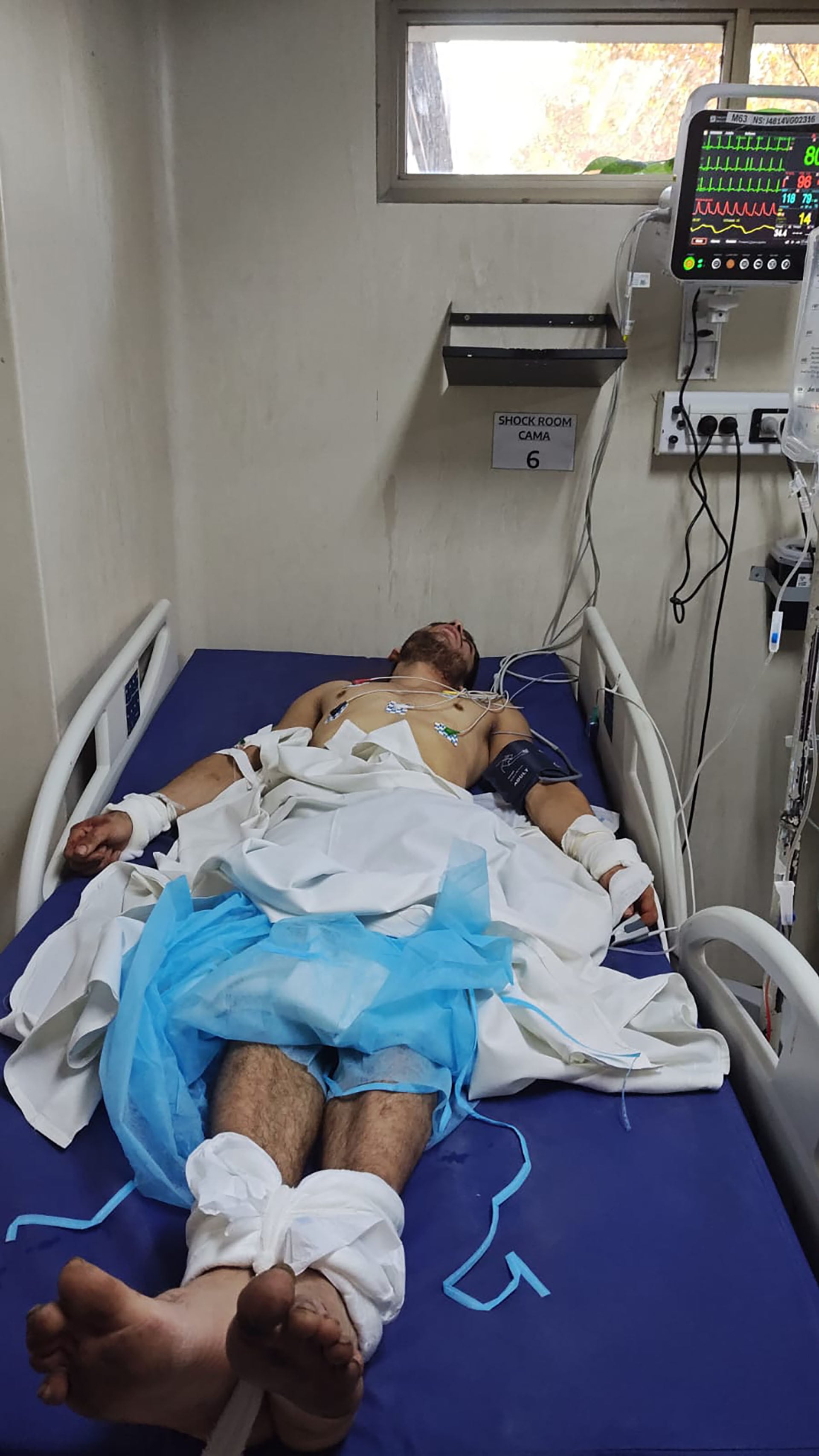 Núñez, el asesino, continúa hospitalizado tras su intento de suicidio, pero está fuera de peligro.
