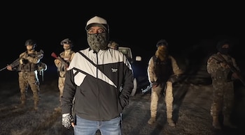 Integrantes del CJNG hablan en documental. (Captura de pantalla/YouTube: ARTEde)