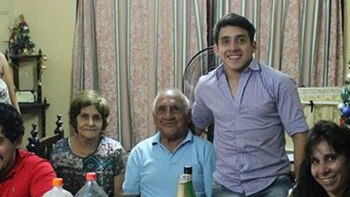 Roberto y Agustín en la