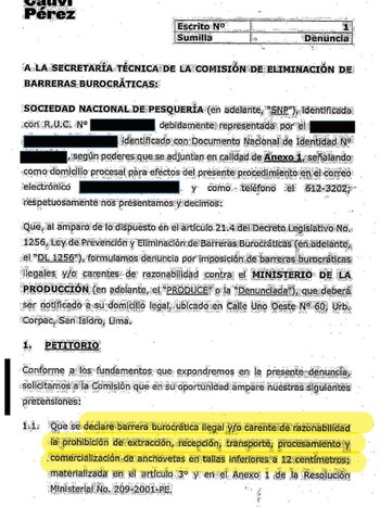SNP presentó demanda ante la
