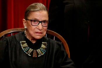 La jueza Ruth Bader Ginsburg