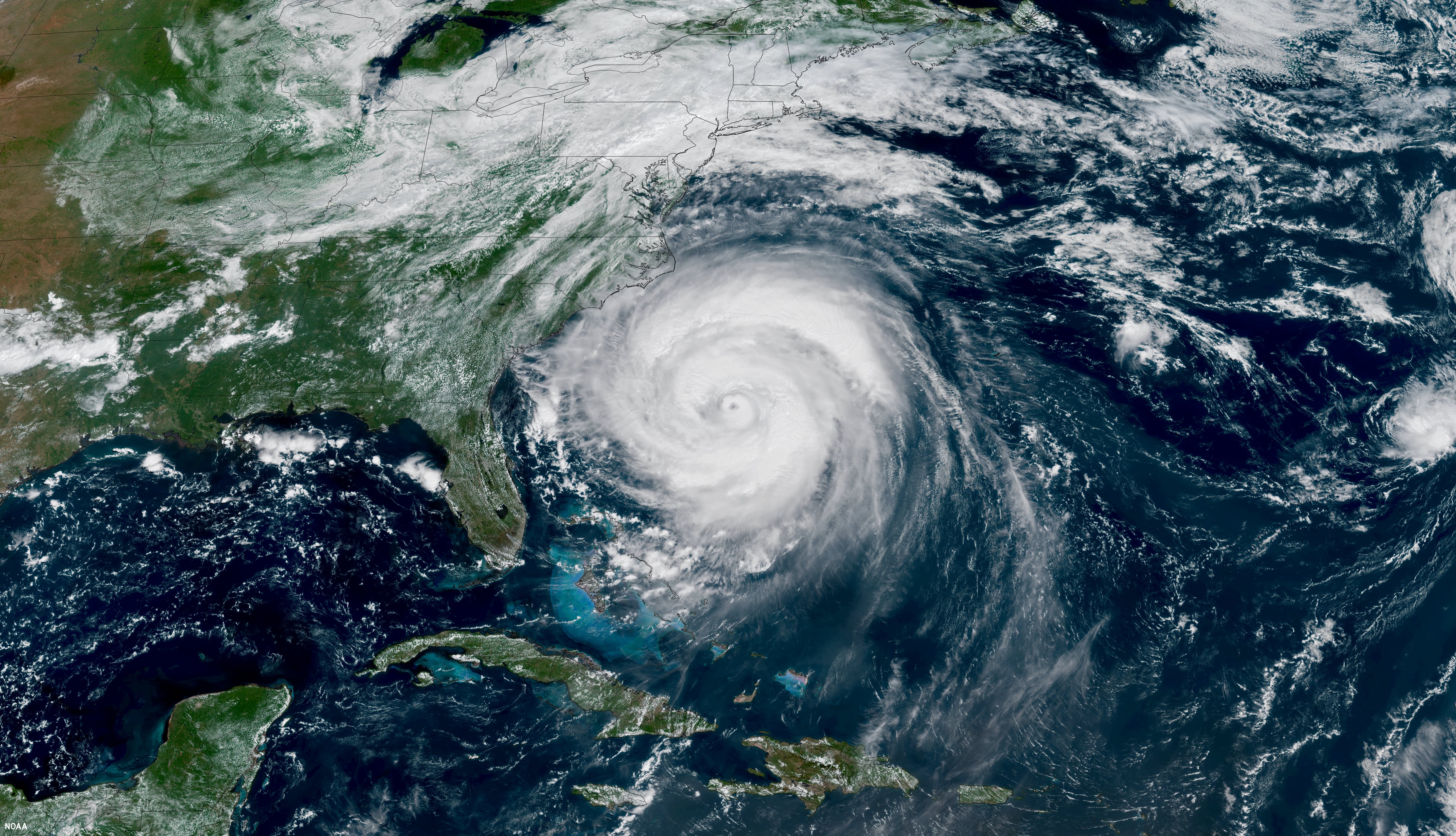 Las autoridades advierten que los eventos extremos pueden coincidir y multiplicar los riesgos en varias regiones del país (NOAA)