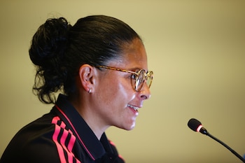 Mónica Vergara, entrenadora de la Selección Mexicana de Fútbol Femenil. Foto: FMF