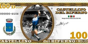 También hay billetes con la