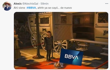Usuarios aseguraron que BBVA cayó